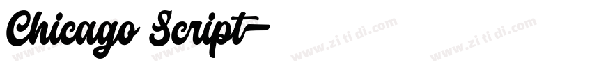 Chicago Script字体转换 Chicago Script字体转换